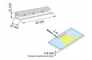 Светильник HLT Prismatic FT (белый, синий)