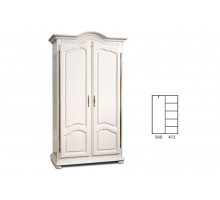 Шкаф 1240 Давиль ММ-126-49 (белая эмаль)
