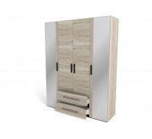Четырехстворчатый шкаф для одежды СМ-13 Мале с зеркалом
