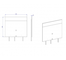 Панель для ТВ Мавенна (Mavenna) MAVN-15B