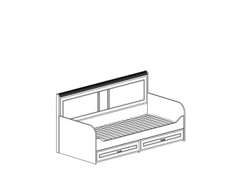 Односпальная кровать с ящиками Белла 250