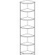 Стеллаж угловой открытый Инна 607 светлый